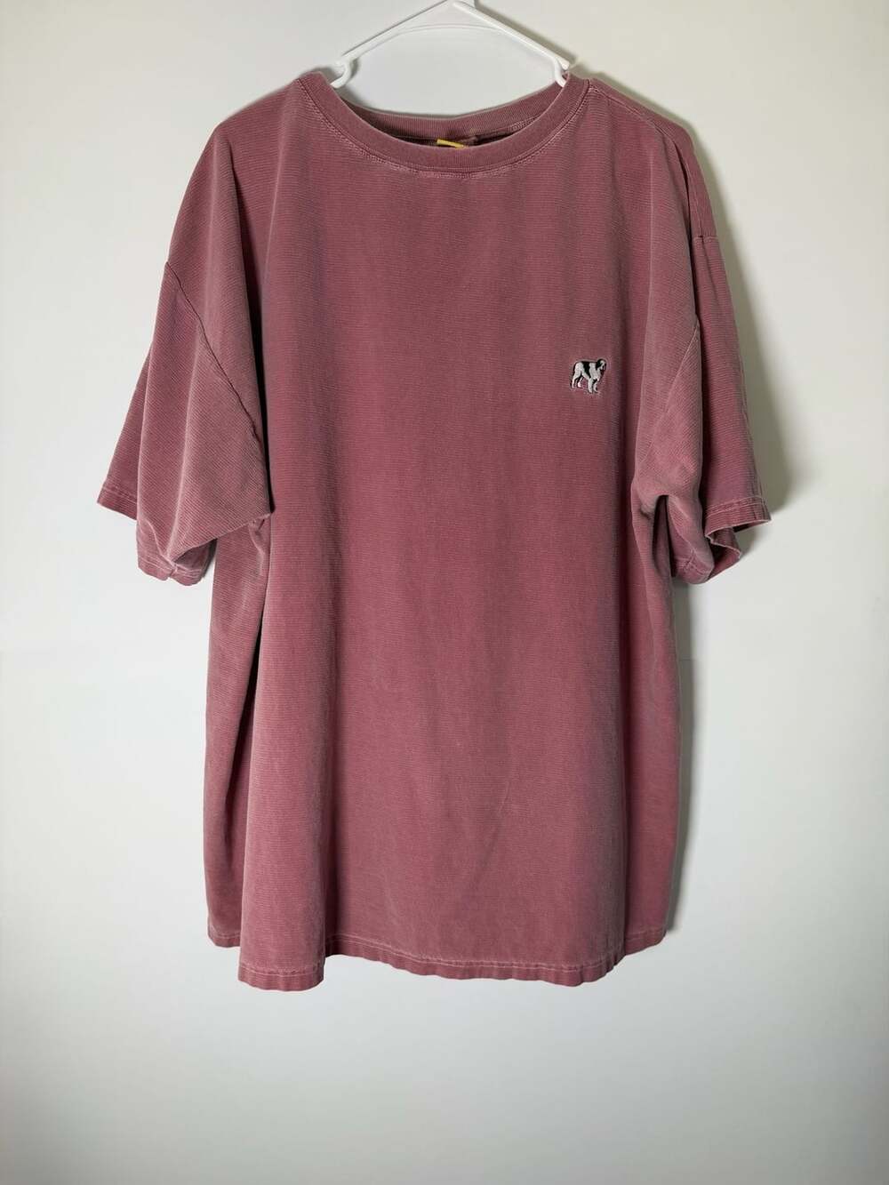 Vintage Big Dogs T-Shirt Large Mauve Cotton Size L